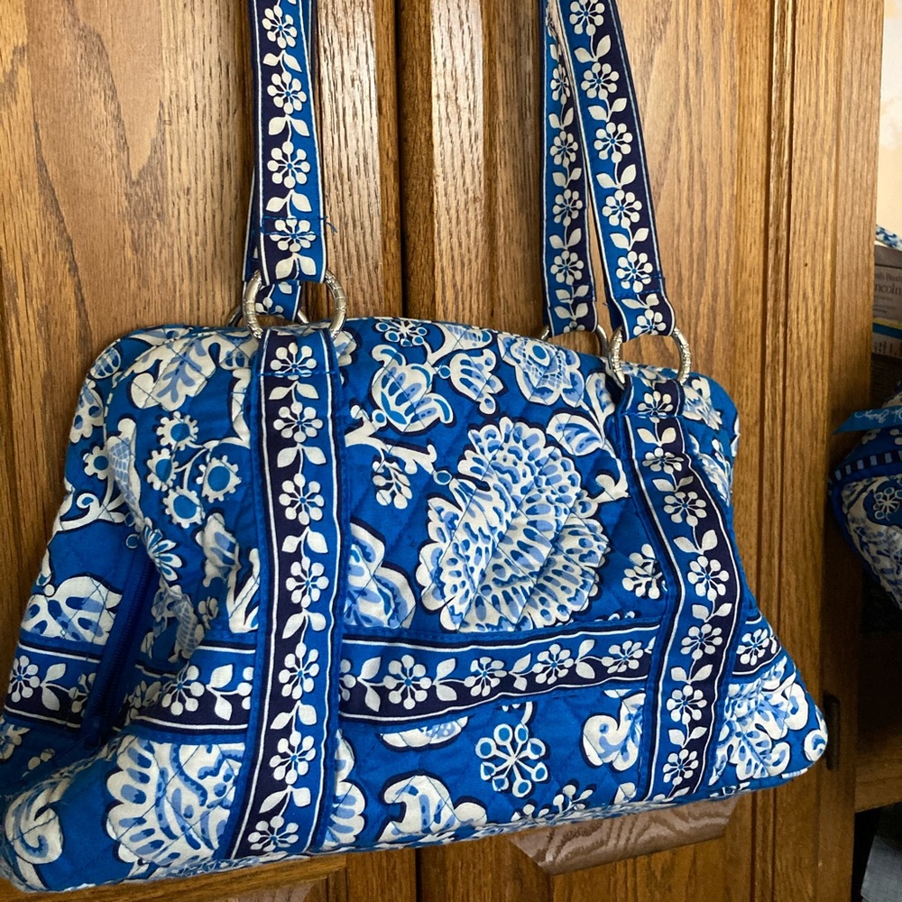 Vera Bradley Blue Lagoon Bowler Bag